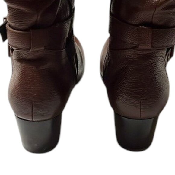 ARRAY Dakota Brown Leather Knee-High Boots Size 11 NWT - Picture 6 of 12
